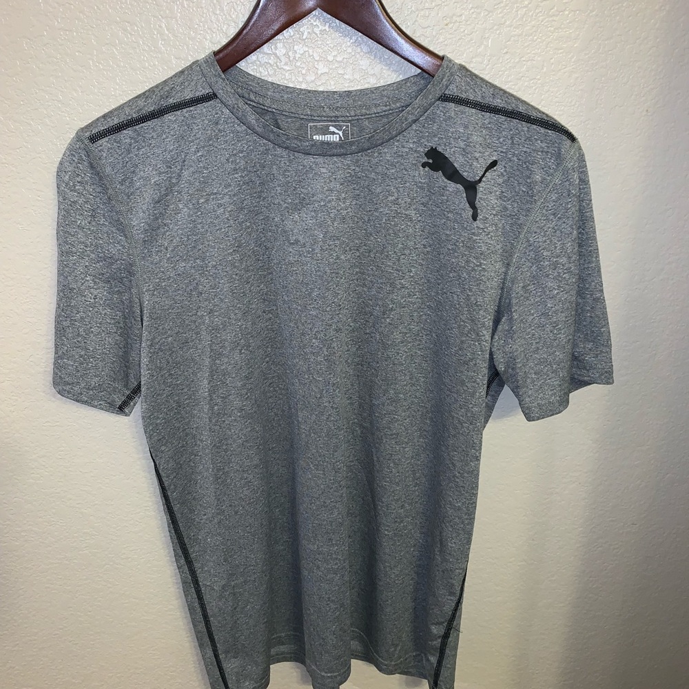 Puma men’s gray active tee